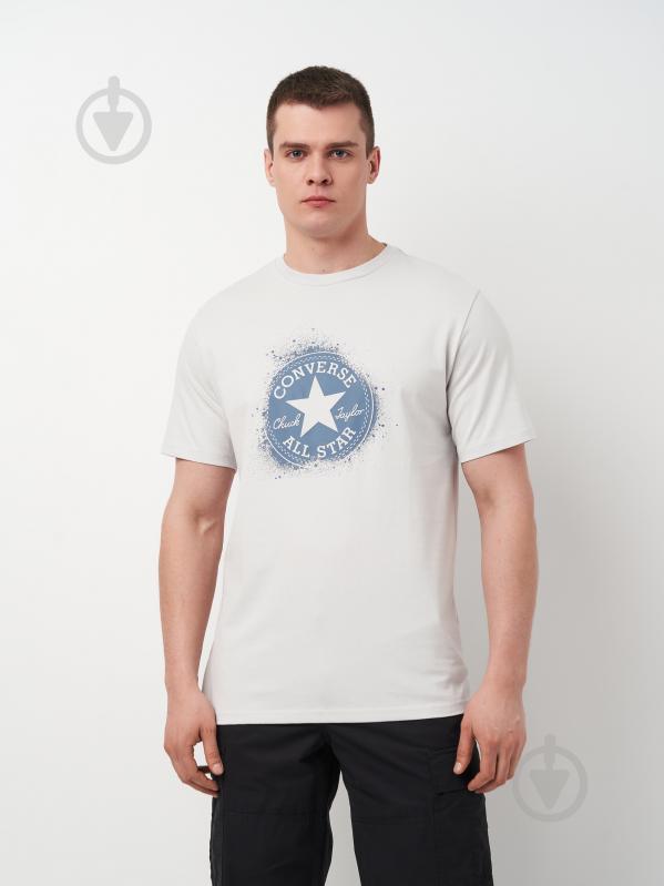 Футболка Converse CHUCK DISTORT SPRAY PAINT TEE 10027998-095 р.2XL бежевый - фото 1