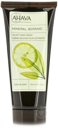 Крем для рук AHAVA Mineral Botanic Лимон і шавлія 100 мл - фото 1 Крем для рук AHAVA Mineral Botanic Лимон і шавлія 100 мл - фото 1
