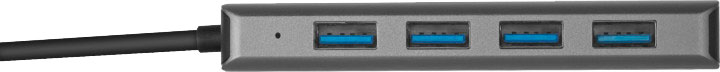 USB-хаб Trust Halyx 4-Port USB-A 3.2 Aluminium (23327) - фото 2