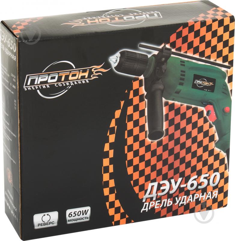 Дрель ударная ПРОТОН ДЭУ-650 - фото 4