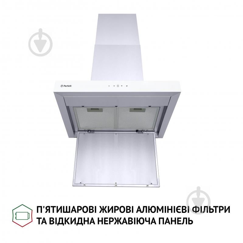 Витяжка Perfelli TS 6635 I/WH 1000 LED - фото 6