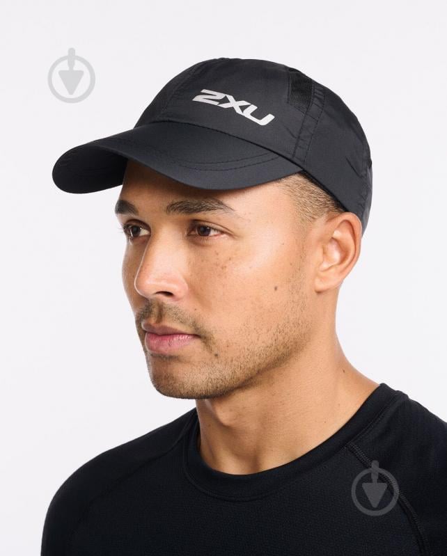 Кепка 2XU Run Cap UQ5685f_BLK/BLK OS чорний - фото 1