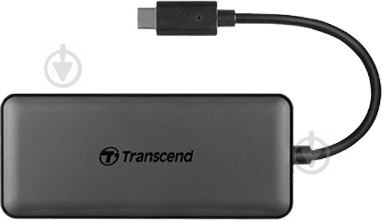 USB-хаб Transcend Type-C HUB 6 ports microSD/SD Black (TS-HUB5C) - фото 1