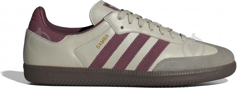 Кроссовки мужские демисезонные Adidas SAMBA OG ID1482 р.42 бежевые - фото 1