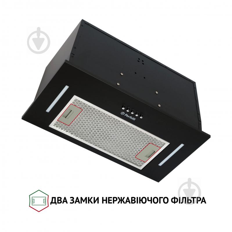 Вытяжка Perfelli BI 5453 BL 850 LED Strip - фото 3