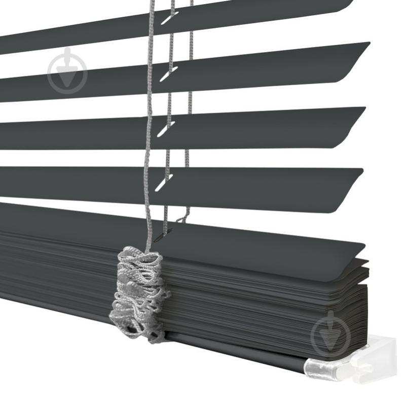 Жалюзи Rollotex алюминиевые горизонтальные с фиксацией 146х230 см антрацит матовые - фото 5 Жалюзи Rollotex алюминиевые горизонтальные с фиксацией 146х230 см антрацит матовые - фото 5