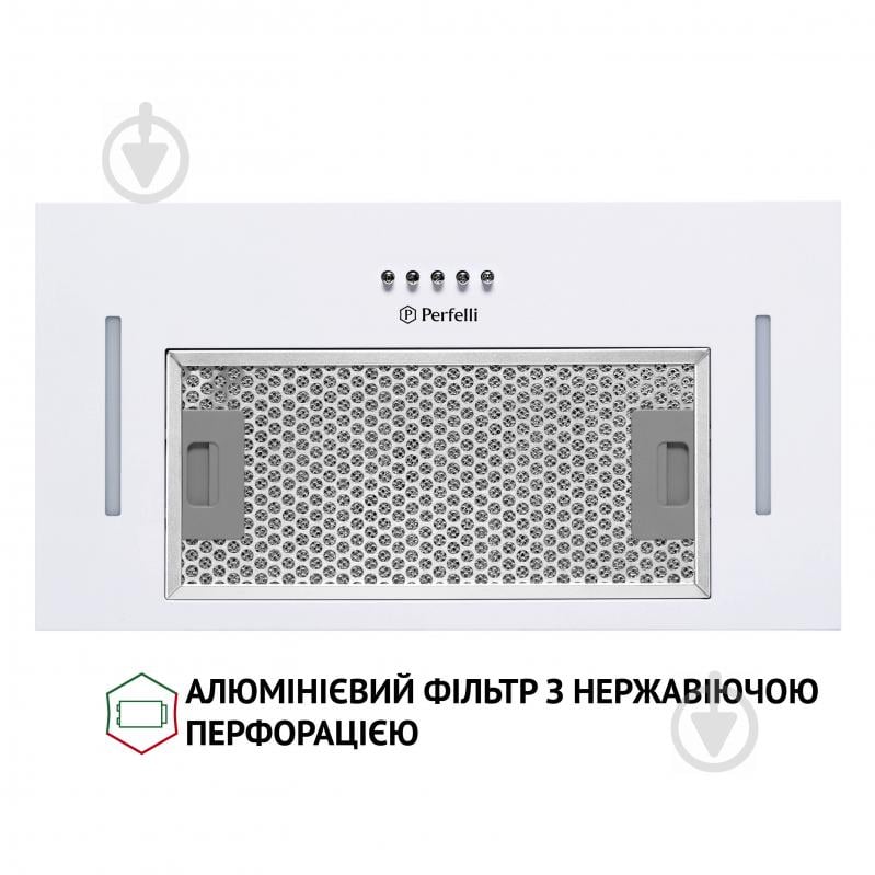 Витяжка Perfelli BI 5453 WH 850 LED Strip - фото 2