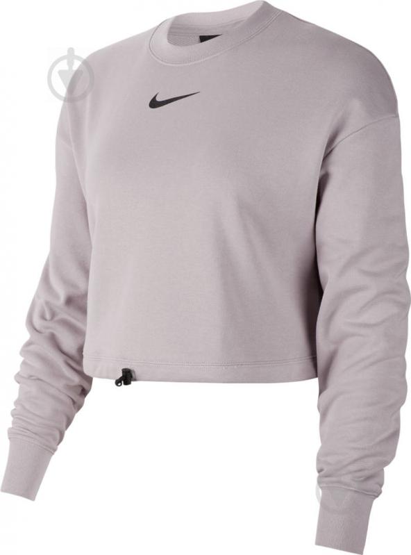 Свитшот Nike W NSW SWSH CREW FT CJ3766-020 р. XL фиолетовый - фото 1