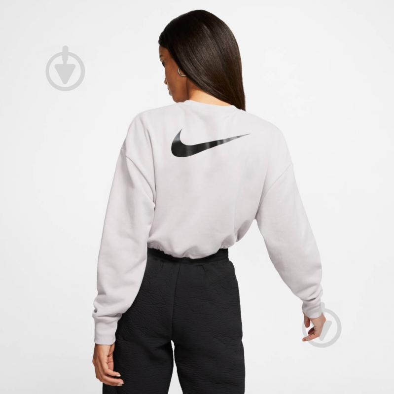 Свитшот Nike W NSW SWSH CREW FT CJ3766-020 р. XS фиолетовый - фото 4