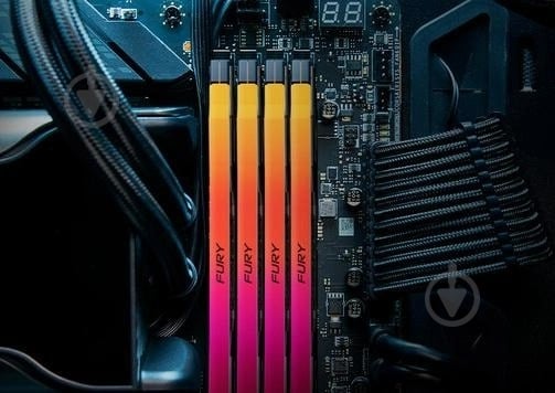 Оперативная память Kingston DDR5 SDRAM 96 GB (2x48GB) 6400 MHz (KF564C32RSAK2-96) Fury Renegade RGB - фото 8 Оперативная память Kingston DDR5 SDRAM 96 GB (2x48GB) 6400 MHz (KF564C32RSAK2-96) Fury Renegade RGB - фото 8