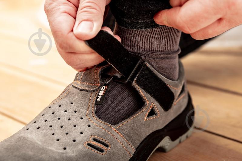 Сандалии рабочие NEO tools S1 SRA с композитным подноском р.43 82-080 коричневый - фото 9