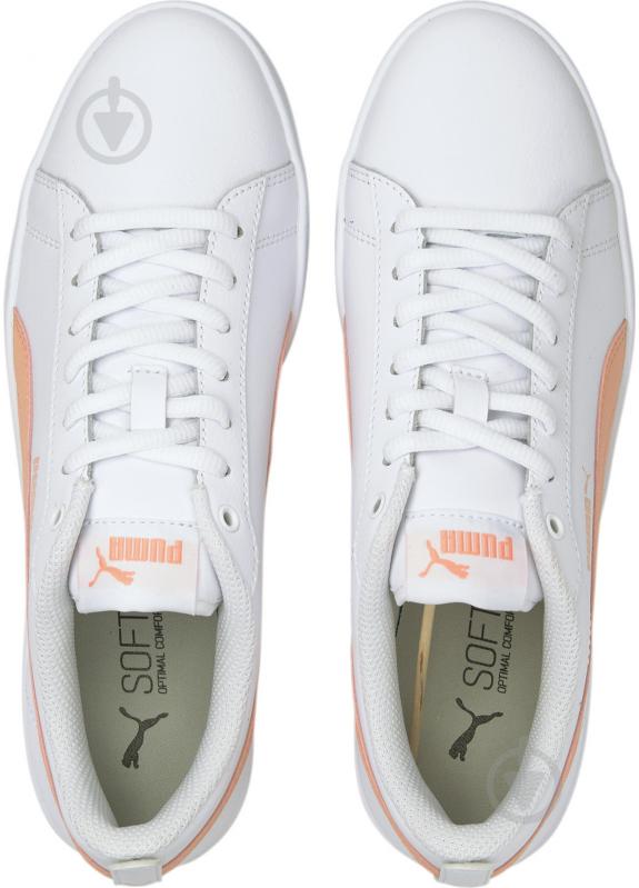 Кросівки жіночі демісезонні Puma Puma Smash Wns v2 L 36520826 р.37,5 білі - фото 6