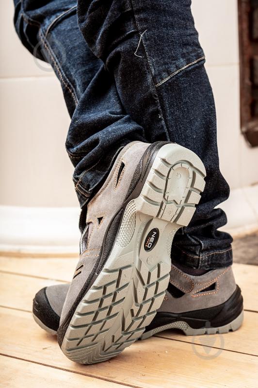 Сандалі робочі NEO tools S1 SRA з композитним підноском р.46 82-080 коричневий - фото 10