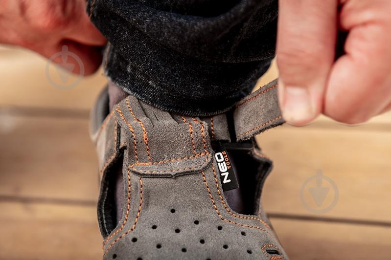 Сандалі робочі NEO tools S1 SRA з композитним підноском р.46 82-080 коричневий - фото 7