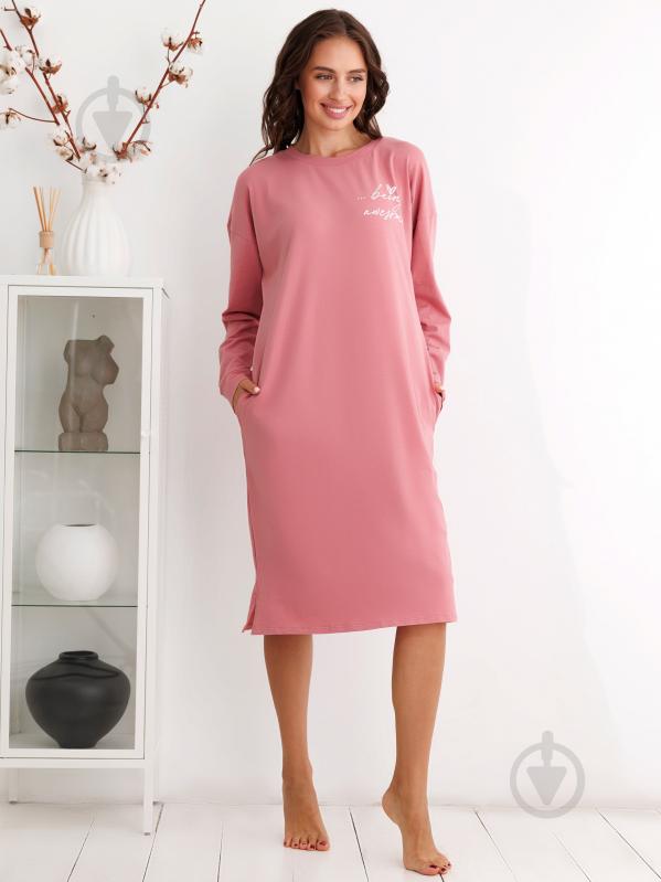 Ночная рубашка Roksana TAI DAI №1218/16209 р. 46 кофейный - фото 1 Ночная рубашка Roksana TAI DAI №1218/16209 р. 46 кофейный - фото 1