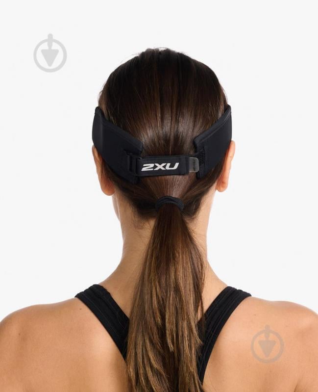 Кепка 2XU Run Visor UQ5686f_BLK/BLK OS чорний - фото 6