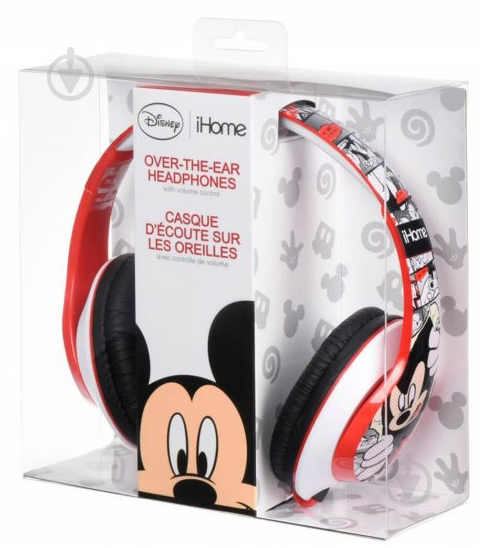 Наушники eKids Disney Mickey Mouse Mic white/red (DI-M40MY.UFX) - фото 4