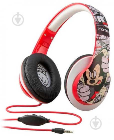 Навушники eKids Disney Mickey Mouse Mic white/red (DI-M40MY.UFX) - фото 2