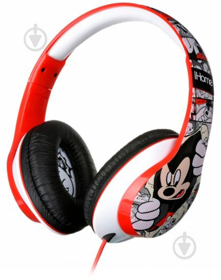 Навушники eKids Disney Mickey Mouse Mic white/red (DI-M40MY.UFX) - фото 1