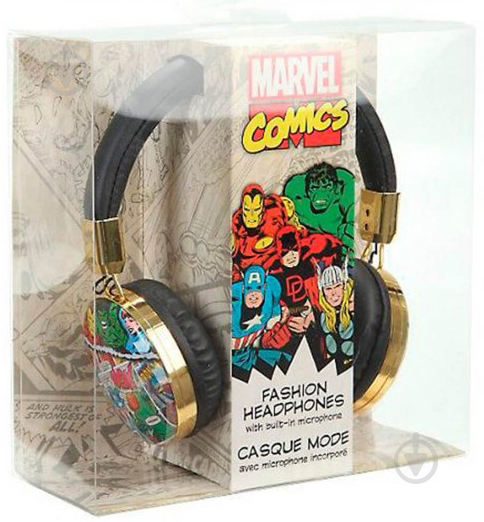 Наушники eKids Marvel Comics Fashion Mic black (MV-M48.FX) - фото 4