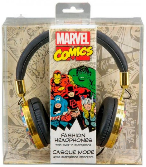 Наушники eKids Marvel Comics Fashion Mic black (MV-M48.FX) - фото 5