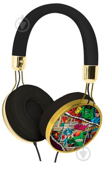 Наушники eKids Marvel Comics Fashion Mic black (MV-M48.FX) - фото 2