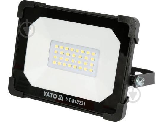 Прожектор светодиодный YATO 20 Вт IP65 черный YT-818231 - фото 1