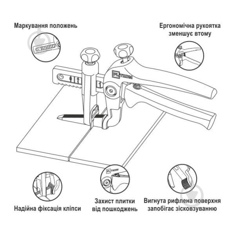 Система выравнивания плитки Plitkom 2 в 1 116000 - фото 4