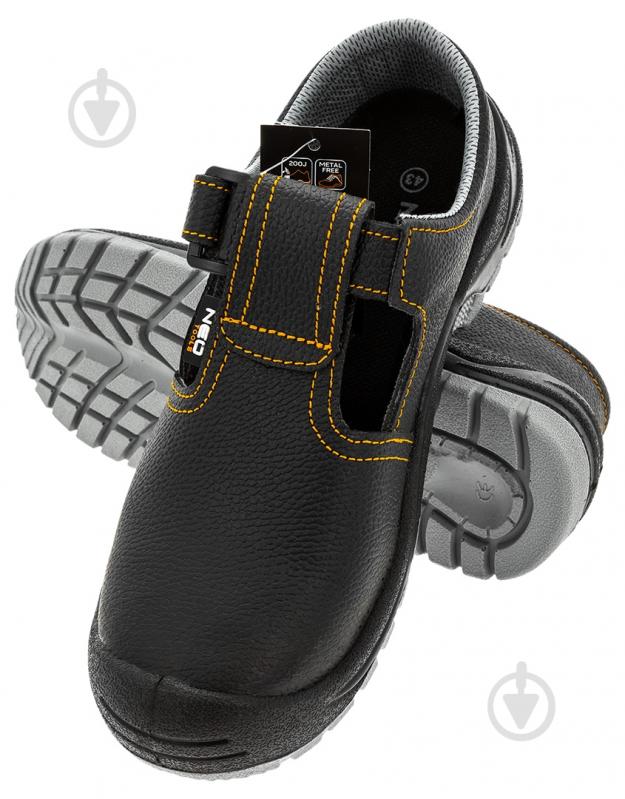 Сандалии рабочие NEO tools S1 SRA с металлическим подноском р.45 82-070 черный - фото 6 Сандалии рабочие NEO tools S1 SRA с металлическим подноском р.45 82-070 черный - фото 6