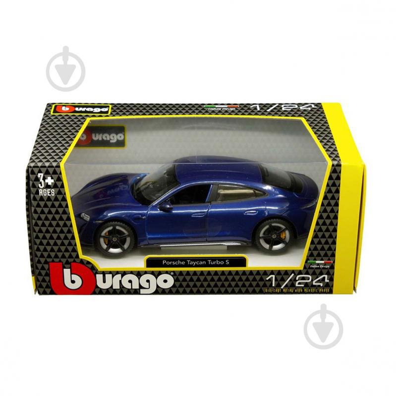 Автомобіль Bburago 1:24 Porsche Taycan Turbo S в асортименті 18-21098 - фото 7