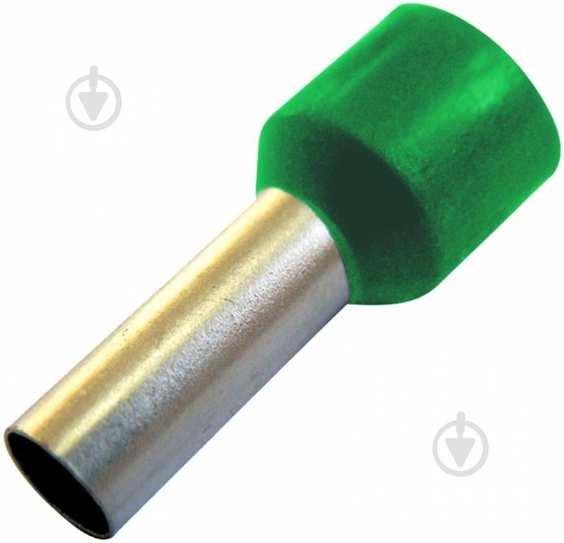 Наконечник втулочный E.NEXT e.terminal.stand.e1508.green изолированный 1,5 кв.мм 100 шт. зеленый - фото 1