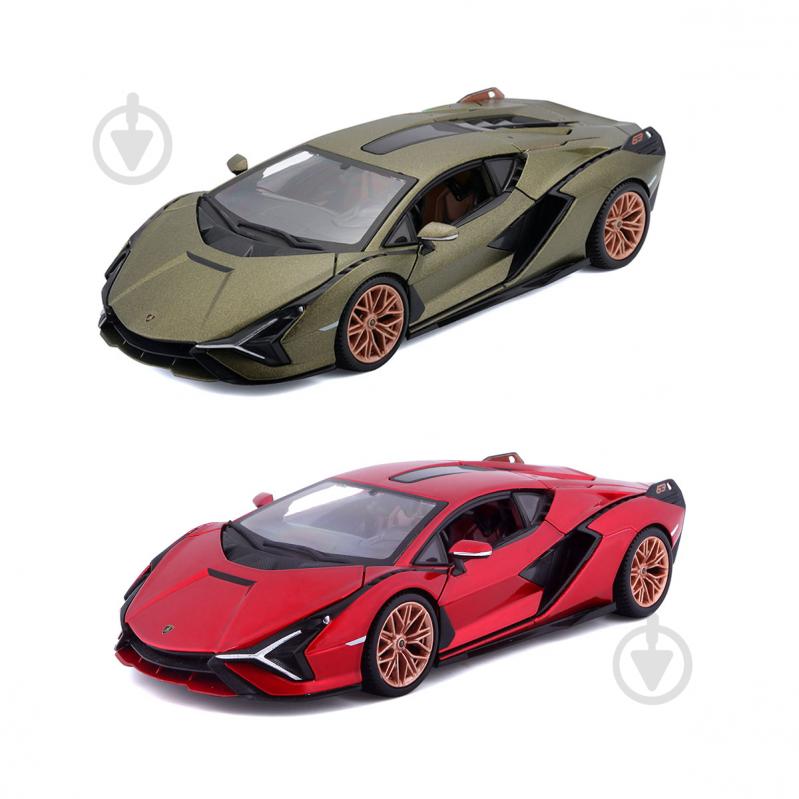 Автомодель Bburago 1:24 LAMBORGHINI SIÁN FKP 37 18-21099 - фото 3