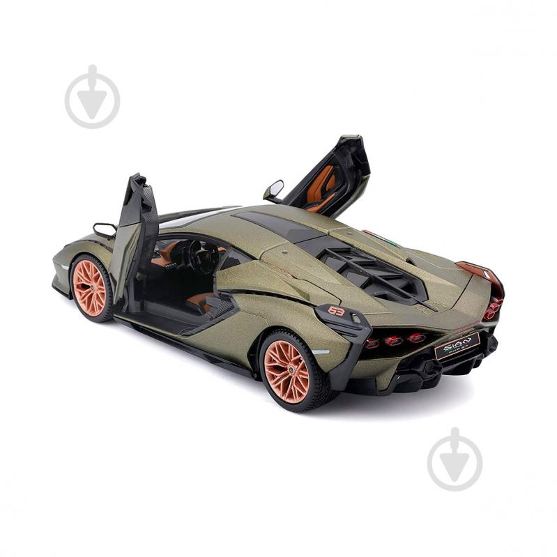 Автомодель Bburago 1:24 LAMBORGHINI SIÁN FKP 37 18-21099 - фото 6