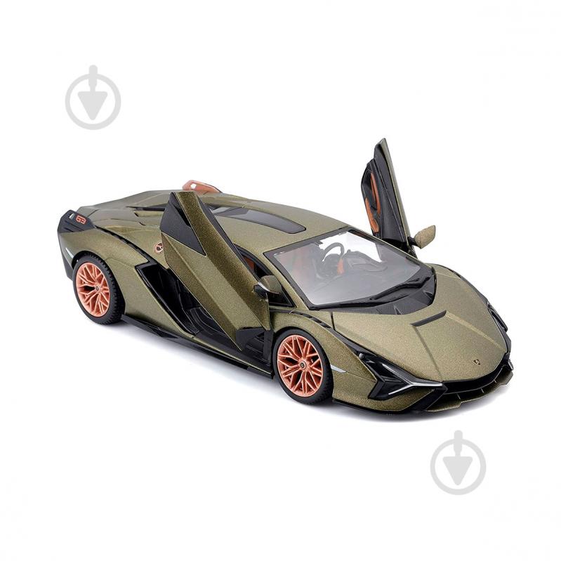 Автомодель Bburago 1:24 LAMBORGHINI SIÁN FKP 37 18-21099 - фото 5