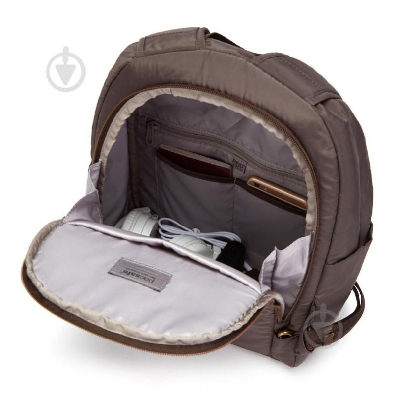 Рюкзак Pacsafe Stylesafe 11" brown (20615203) - фото 5