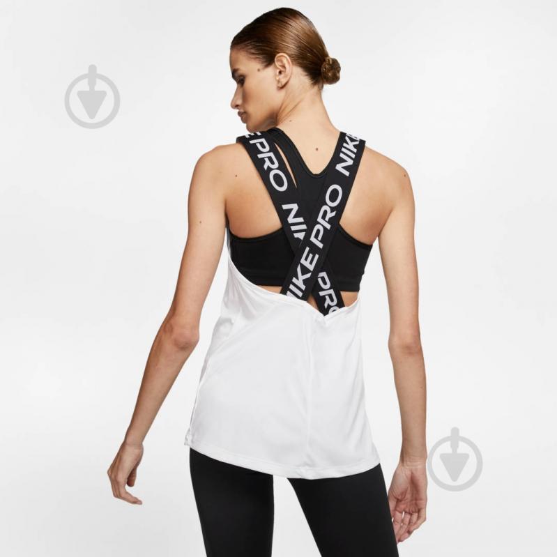 Майка Nike W NP DRY ELASTIKA TANK ESS CJ4089-100 L белый - фото 4