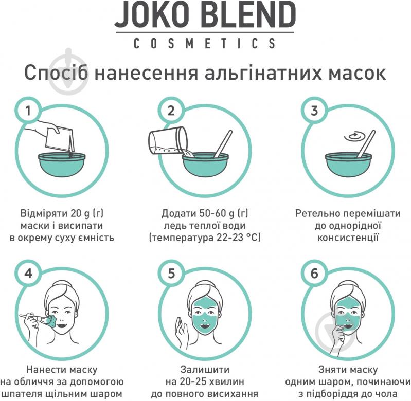 Маска JOKO BLEND Cosmetics успокаивающая с экстрактом зеленого чая и алоэ вера 200 г 1 шт. - фото 5