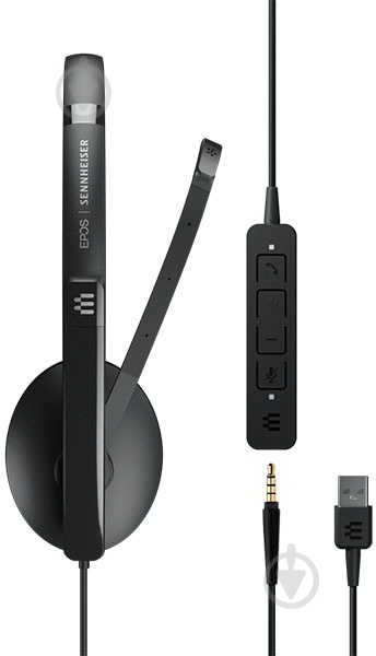 Гарнитура Sennheiser Adapt 135 II Mono USB black (1000914) - фото 6