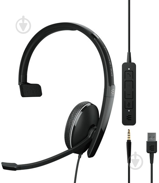 Гарнитура Sennheiser Adapt 135 II Mono USB black (1000914) - фото 1