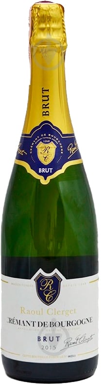 Вино игристое Raoul Clerget Cremant de Bourgogne Brut 0,75 л - фото 1