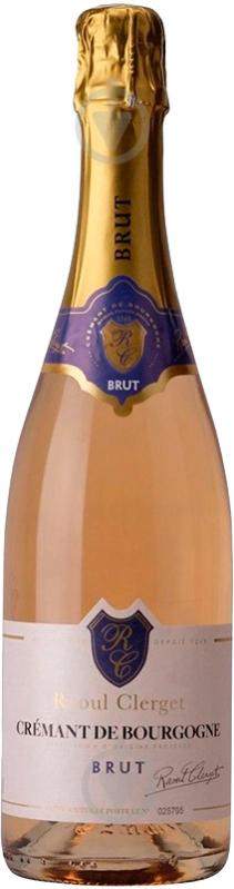 Вино игристое Raoul Clerget Cremant de Bourgogne Brut Rose 0,75 л - фото 1