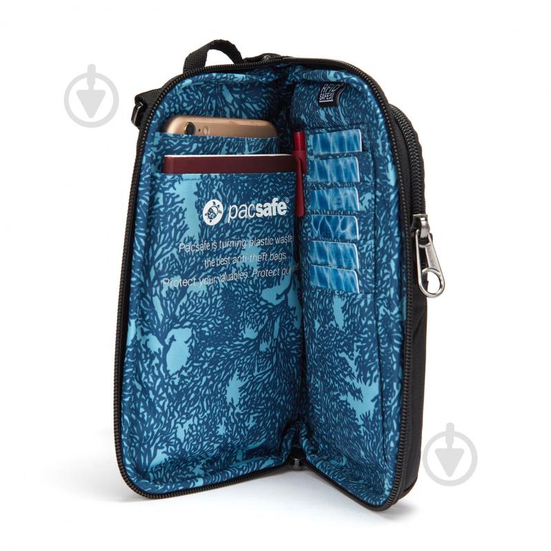 Сумка Pacsafe Daysafe ECONYL tech crossbody black (40125138) - фото 4 Сумка Pacsafe Daysafe ECONYL tech crossbody black (40125138) - фото 4