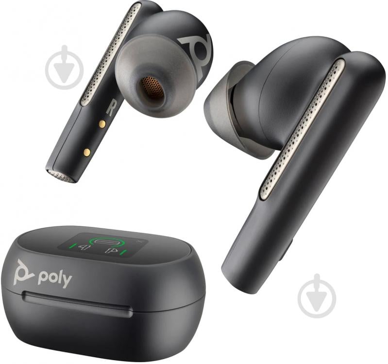Bluetooth-гарнитура Poly TWS Voyager Free 60 black (7Y8G3AA) - фото 1