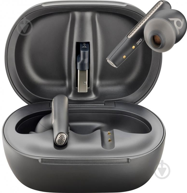 Bluetooth-гарнитура Poly TWS Voyager Free 60 black (7Y8G3AA) - фото 2