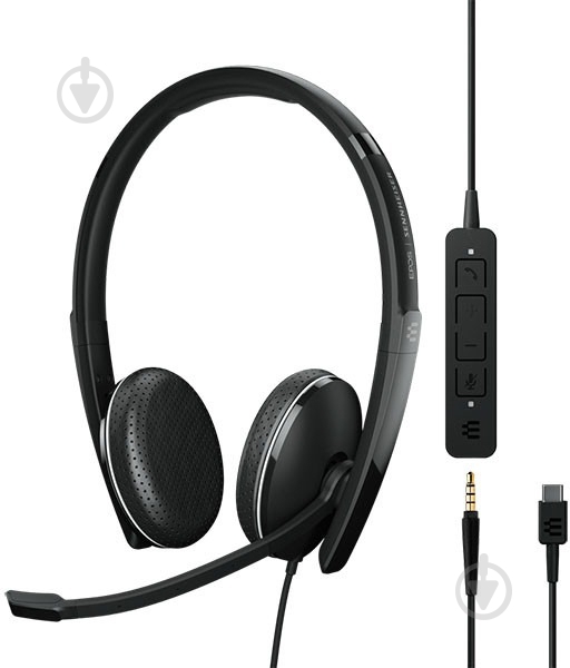 Гарнітура Sennheiser Adapt 165 II USB-C black (1000920) - фото 1 Гарнітура Sennheiser Adapt 165 II USB-C black (1000920) - фото 1