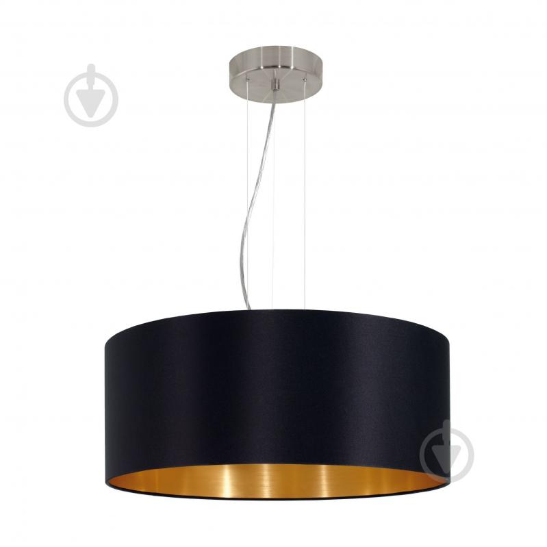 Люстра Eglo "Мазерло" 3x60 Вт E27 черный 31605 - фото 1