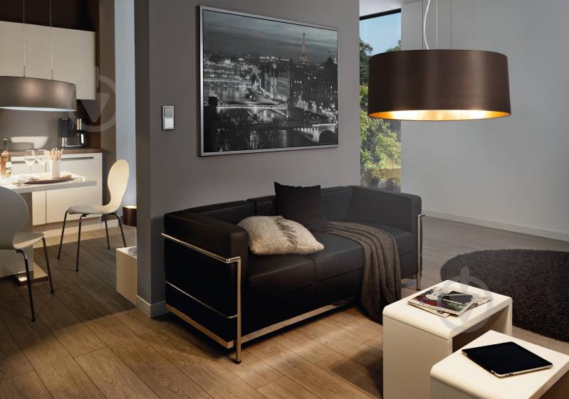 Люстра Eglo "Мазерло" 3x60 Вт E27 черный 31605 - фото 2