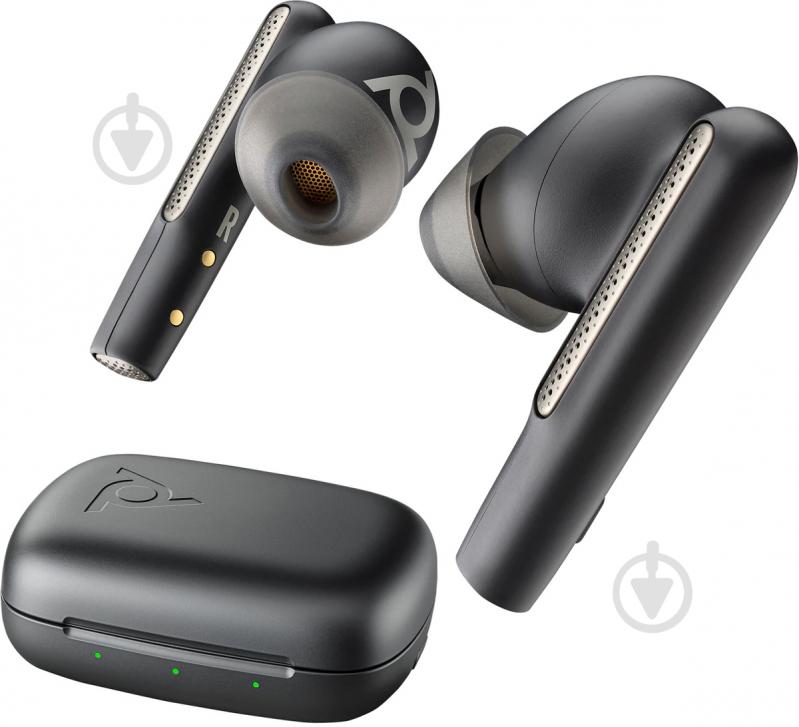 Bluetooth-гарнитура Poly TWS Voyager Free 60 black (7Y8H4AA) - фото 1