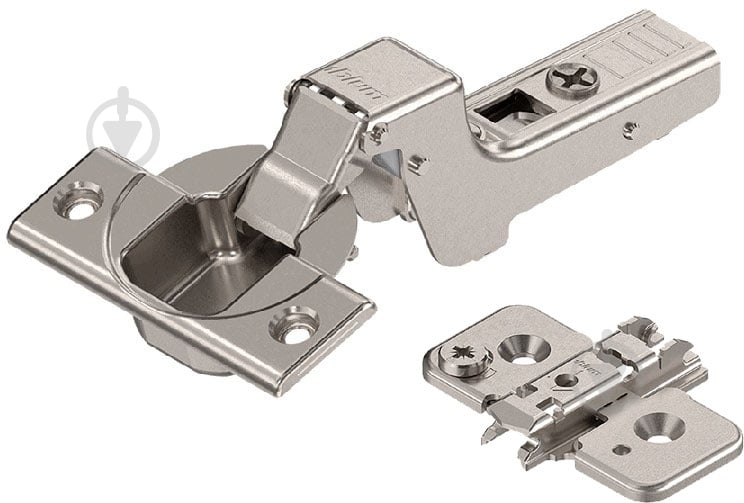 Петля внутрішня Blum 110° CLIP top з монтажною планкою без доводчика 70T3750.TL + 173H7100 - фото 1
