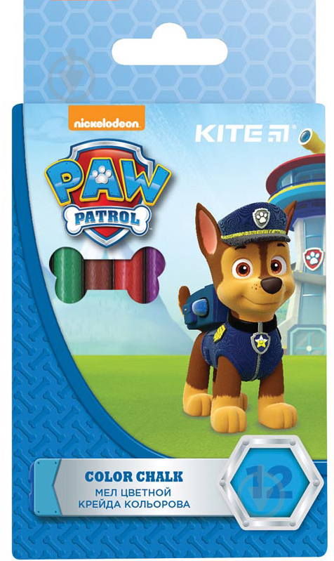 Крейда воскова Jumbo Paw Patrol 12 кольорів paw18-075 KITE - фото 1